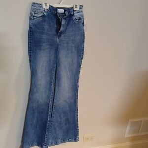 Women's  Flared Blue Jeans